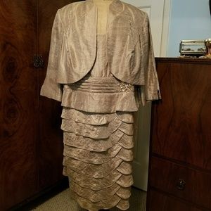 Special occasion dress with jacket